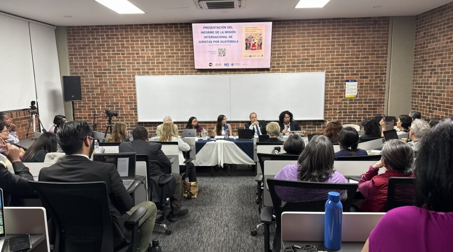 GUATEMALA : Présentation du rapport final de la Mission internationale de juristes sur la situation des avocats et l’indépendance judiciaire à Guatemala City